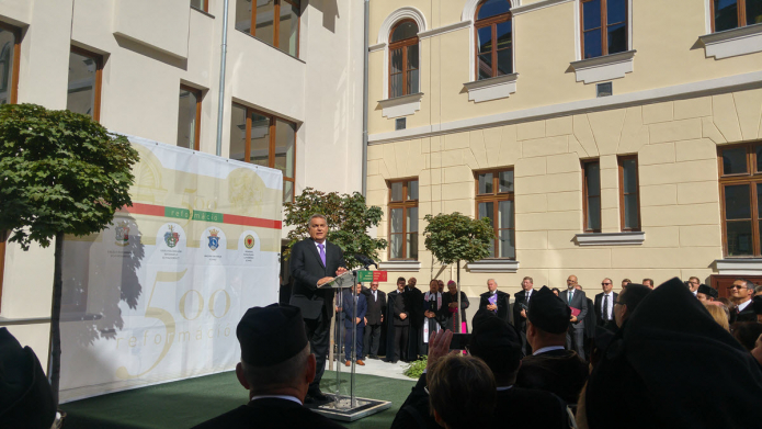 Beszédet mond Orbán Viktor miniszterelnök