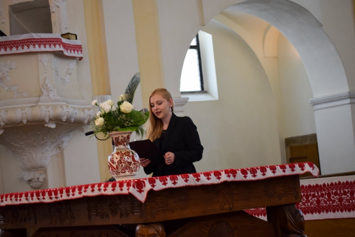 Farkas Orsolya búcsúzik a végzős hallgatóktól