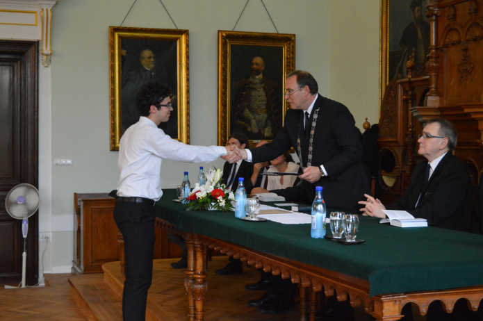 Jutalomban részesül Baciu Marius Alexandru