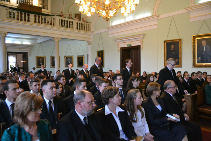 Az évnyitó résztvevői