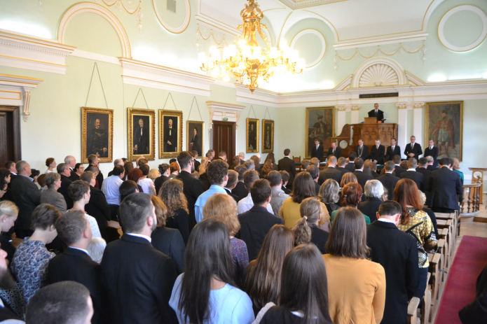 Az évnyitó résztvevői