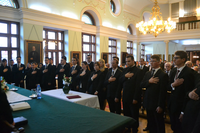 Fogadalmat tesznek az elsőéves hallgatók