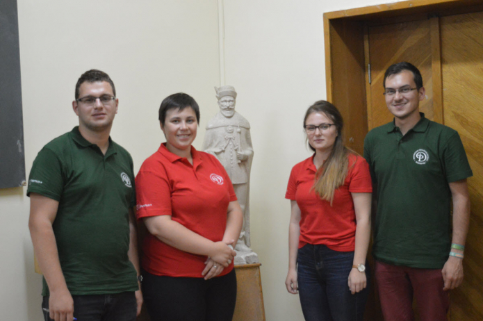 Az előfelvételi program diákszervezői