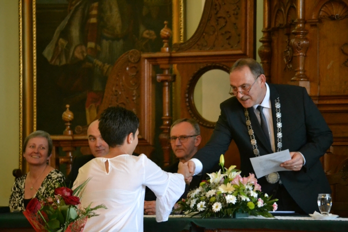 Hallgatói jutalomkönyvek átadása