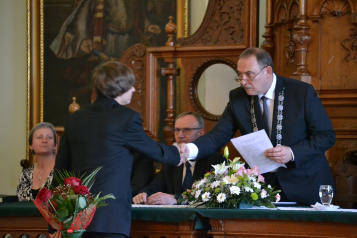 Hallgatói jutalomkönyvek átadása