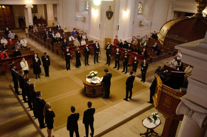 Az elsőéves hallgatók fogadalomtétele 