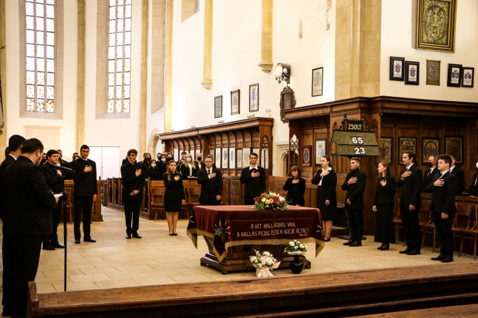 Az elsőéves teológus hallgatók fogadalomtétele