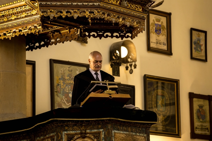 Igét hirdet Gáll Sándor kancellár, az EREK képviselője