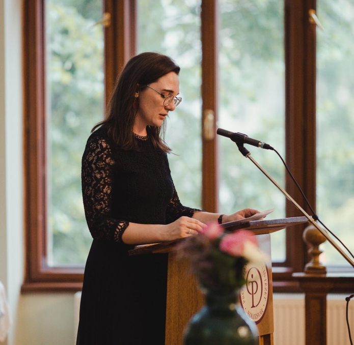 Szabó Gabriella végzős hallgató búcsúzik