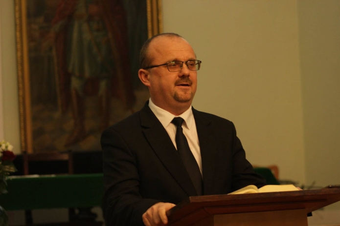 Bogdán Szabolcs püspök napzáró áhítata