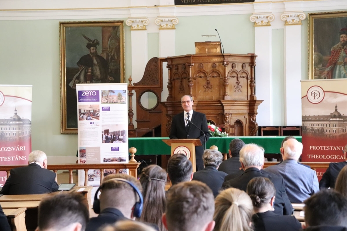 Kovács István unitárius püspök köszöntése