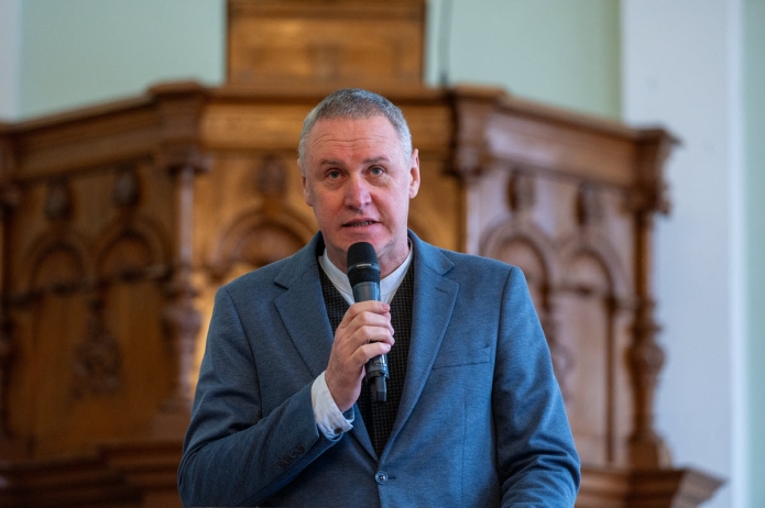 Kovács Sándor rektor köszöntése (Kiss G)