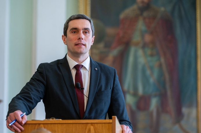 Kató Szabolcs, a Nyílt nap eseményének koordinátora (Kiss G)