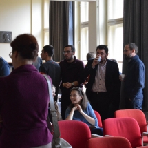 Beszélgetés a szünetben