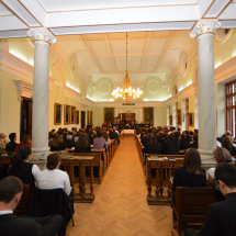 Az évnyitó ünnepély gyülekezete