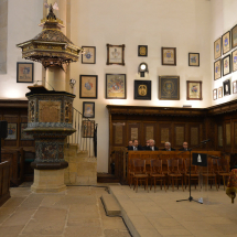 Konferencia megnyitó a Farkas utcai templomban