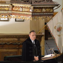 Igét hirdet Kállay Dezső rektor