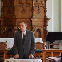 A konferenciára egybegyülteket köszönti Kállay Dezső rektor