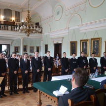 A 2016-2017-ben végzett évfolyam ünnepélyes fogadalmat tesz