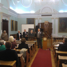 A Juhász István portré leleplezése