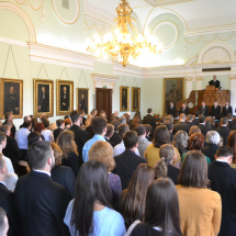 Az évnyitó résztvevői