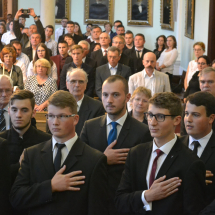 Fogadalmat tesznek az elsőéves hallgatók