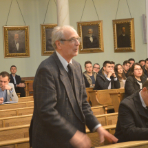 Dr. Geréb Zsolt kédez az előadótól