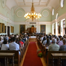 Kibocsátó istentisztelet a Díszteremben