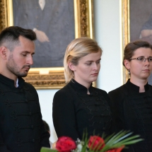 A végzett hallgatók fogadalomtétele