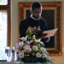 Márton István köszönetet mond a végzett hallgatók nevében