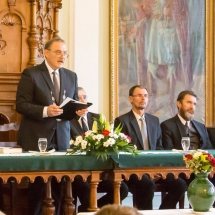 Évnyitó beszédet mond Kállay Dezső rektor