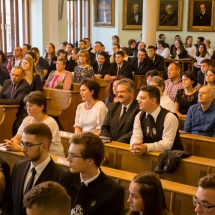 Az évnyitó ünnepély vendégei és hallgatósága