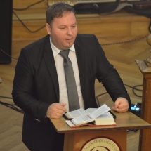 Kánya Zsolt Attila (KREK) áhítatot tart