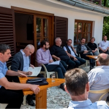 A 2020. június 22. illyefalvi megbeszélés résztvevői