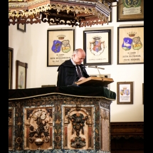 Visky S. Béla liturgus, az első évfolyam vezető tanára