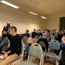 Visky Béla reflektál az előadásra és kérdez