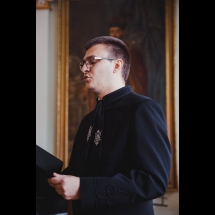 A végzős évfolyam nevében Ambrus Mózes mond búcsúbeszédet