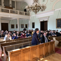 A ZETO-val való találkozón részt vevő hallgatóság