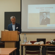 Tonk Márton előadást tart Tavaszy Sándorról