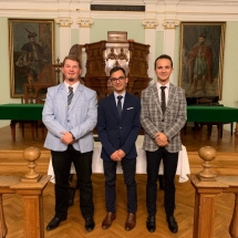 Az ifjúság vezetői: Jónás Norbert, Telegdi István, Birizdó Szabolcs