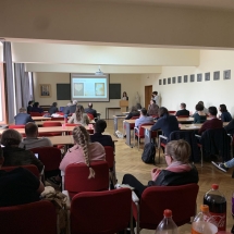 A 2023. TDK protestáns teológia szekciójának hallgatósága