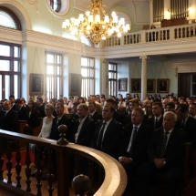 Az évnyitó ünnepély hallgatósága