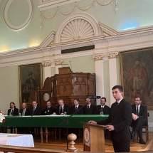 Horváth József búcsúzik az egyetem polgáraitól