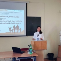 Nagy Eszter másodéves magiszteri hallgató előadása (KPTI)