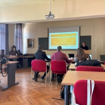 Mátyus Emőke harmadéves hallgató előadása (KPTI)