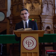 Telegdi Istvány áhítatot tart