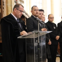 Dénes István főjegyző a református lelkipásztori tisztségről